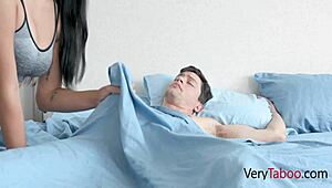 Stepmom Suggests Daughter Help Virgin Stepson - Karmen Santana