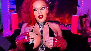 Succubus Ms Red X Devours Demon Semen