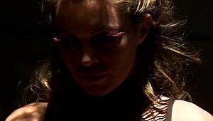 Three Brunette Girls with Tattoos Engage in Masturbation, Oral, Cowgirl Riding, and Cumshot on Cocks