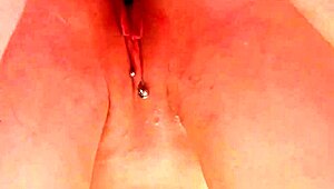 Big boobs babe Emily Amadea gets a cum facial in public