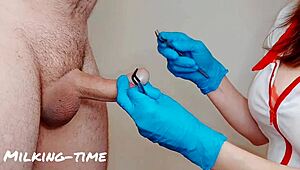 CFNM sjuksköterska sträcker förhud i mjölkbehandling del 3