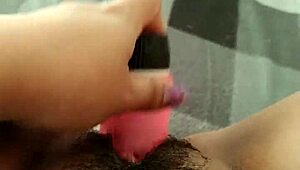 Hey, check out this teen debuting her new toy for masturbation 😏