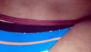 Beautiful Brunette Prostitute Cheats in Thong Lingerie