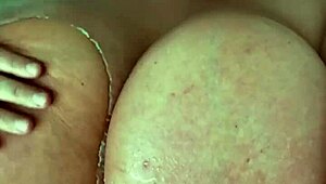 huge fat wet titties and tummy splashing in the tub