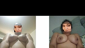 kary shows off naked boobs and tits