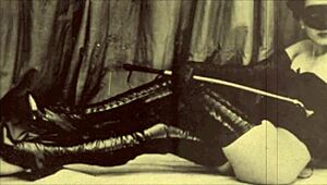 Vintage masked lesbian sex