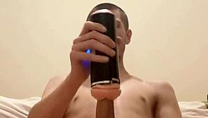 I'm Mattyj27 and I play with my big cock toy alon.