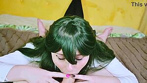 Froppy Craves Bakugo's Big Cock in POV Ass Fucking!