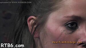 girl plays brutal game with nasty blowjob contest