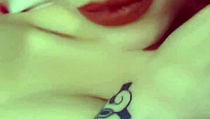 Latina babe SHOWING OFF her horny ASS in red bikini