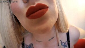 Mesmerizing blonde goddess gives jerk off instructions! How will you obey?