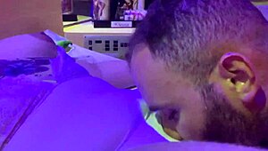 Latina pornstar in lingerie gives intense oral and anal