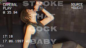 Tits and Asses: Lara's Big Tits and Ass Get a Cocky Treatment in Quickie Video