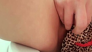 Hey, wanna see this naughty girl tease with her sheer nightgown?