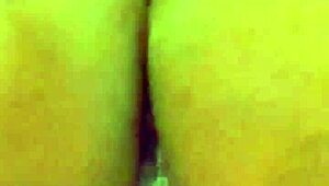 ebony milf yuki fucks dildo on washer then quickie blowjob to bbc