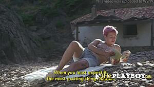 She says, 'Horny fisherman, finger me now!'