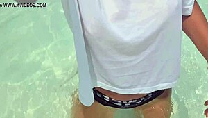 Extreme Hot Slut Plays with Outdoor Ass and Pussy