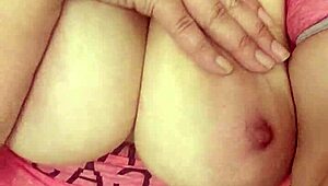Sensual oiling and petting with a big ass and big tits