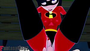 Violet Parr, wanna bang in the park? Incredibles style!