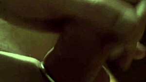 Pierced cock gets rock hard with intense handjob