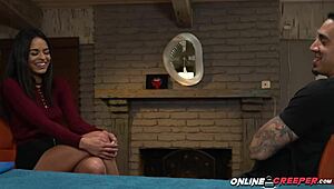 beautiful teacher feels rough passion with bruno's monster cock