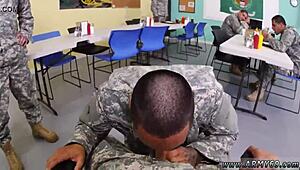 Gay Men With Big Pines Get Drilled By Sergeant!