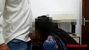 비서가 보스 자지 딥스로트 하고 엉덩이 박히는 거 봐?