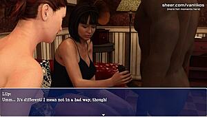 lily of the valley hot milf cheats with big black cock in sexy gameplay part 16! 😍