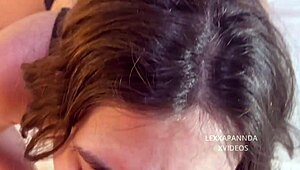 lucky guy gets to fuck boss's petite stepdaughter in pov creampie doggystyle homemade scene 😈