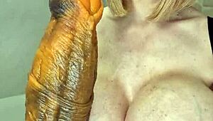 My new XXXL Minotaur dildo from Mr. Hankey’s Toys rocks