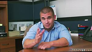 Guy with Huge Cock Receives First Blowjob and Cumshot