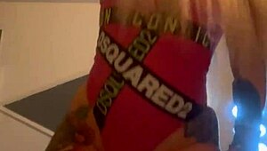 Sexy Dancing Blonde In Intimate Setting