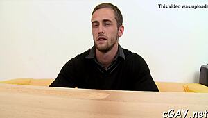 two guys explore fleshly homo sex in a raw session