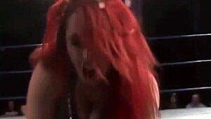 Taeler Hendrix Wrestles With Big Tits And Ass In Compilation