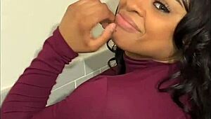 sneaking around in the bathroom quietly