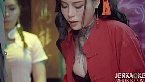 Wow, Su Nian Jin Dominates Jerkaoke with Monster Cock!