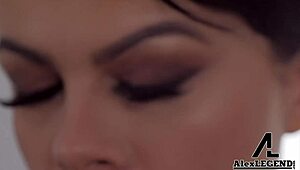 Jessica Jaymes and Nadia White Tease Alex Legend with a Cum Swap