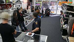 couple caught stealing, slammed hard on hidden cam