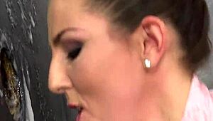 Horny European gets bukkaked in HD