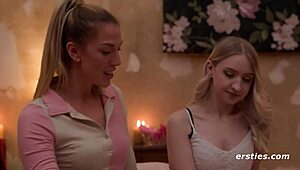 Sexy Lesbians Play a Wild Game with Hot Dildo Action