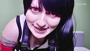 Femdom tifa lockhart ruins your orgasm with cruel wedgie demands