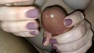 i got a delishus penile massage from my pro wife