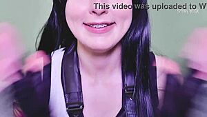 Femdom tifa lockhart ruins your orgasm with cruel wedgie demands