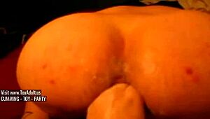 Girlfriend Uses Toys for Intense Ass Fisting