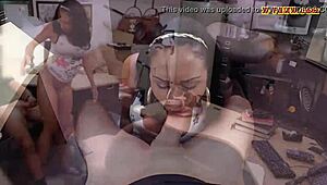 big titty latina at pawn shop