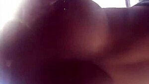 Beautiful blonde teases her big tits with nipple clamps and cums hard