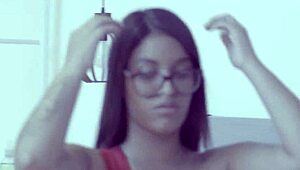 Beautiful Latina's big boobs and big ass on display in this BTS video