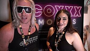Valentina Bellucci Interview at Miami Exxxotica 2022 Coxxx Models Booth