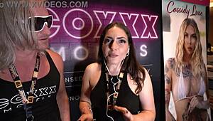 Valentina Bellucci Interview at Miami Exxxotica 2022 Coxxx Models Booth