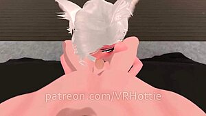 i messed up deepthroating that cat girl in pov, cum spilling in my mouth during lap dance